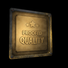 Proofed Quality - Typo - Metallrahmen