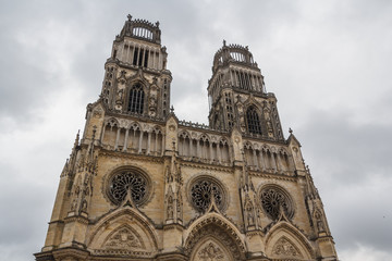 Fototapeta na wymiar Cathedral of Orleans, France