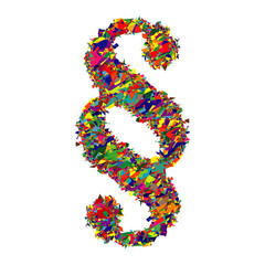 Mosaik - Paragraphzeichen