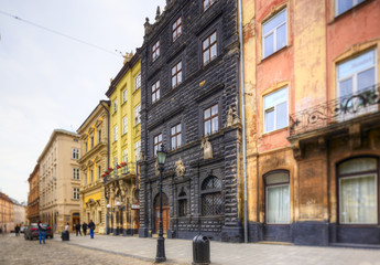 Architecture of Lvov. Ukraine.