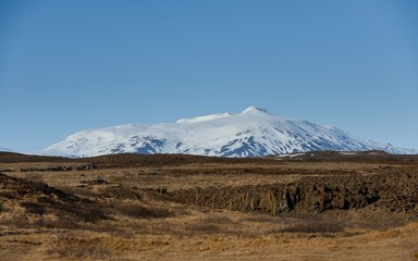 Fototapeta na wymiar Scenic mountain landscape shot