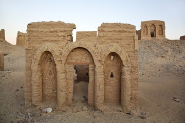 Tombs of the Al-Bagawat (El-Bagawat), an early Christian necropolis, one of the oldest in the world, Kharga Oasis, Egypt 
