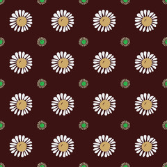 Seamless flower pattern.