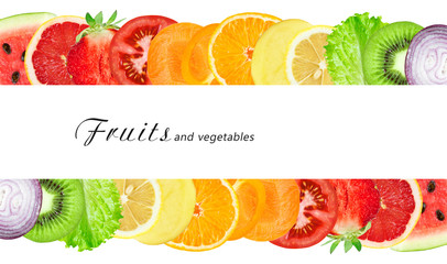 Fruits and vegetables