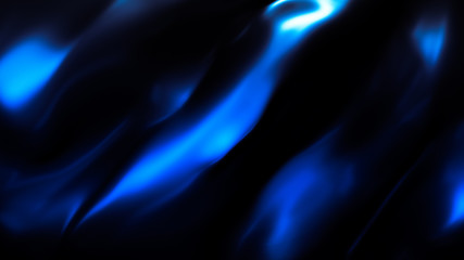 Obraz premium Beautiful background with drapery and folds of silk. 3D illustra