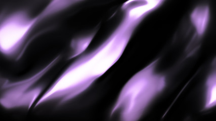 Beautiful background with drapery and folds of silk. 3D illustra