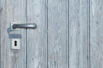 wood door for wallpaper or urban background