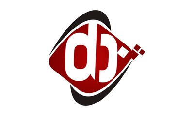 Technology Motion Synergy Letter D B