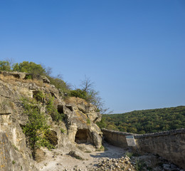 Cave city Chufut-Kale, Bakhchisarai.