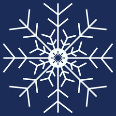 Christmas snowflakes seamless background.