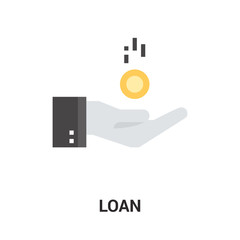 loan icon concept