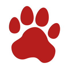 animal foot print icon vector illustration design