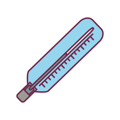 thermometer medical device icon vector illustration design