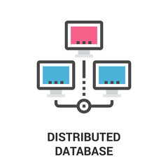 distributed database icon