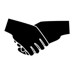 handshake deal isolated icon vector illustration design