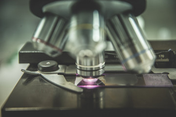 Medical equipment microscope.