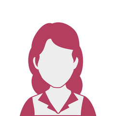 businesswoman character avatar icon vector illustration design