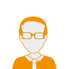 businessman character avatar icon vector illustration design