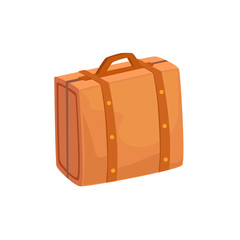 Old-School Man Leather Handbag Case Item From Baggage Bag Cartoon Collection Of Accessories