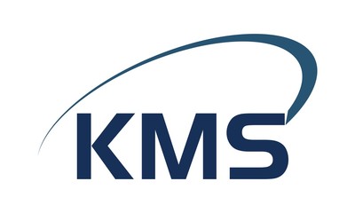 Letter K M S Logo Swoosh