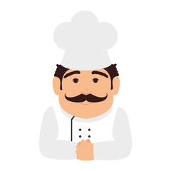 chef character isolated icon vector illustration design