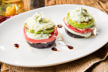 ealthy food, beautiful and tasty food on a plate