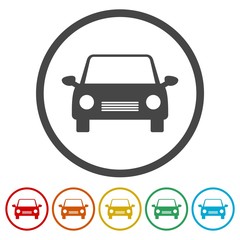 Car icons set 