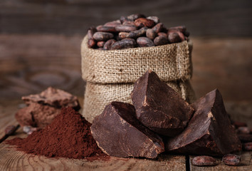 unsweetened block chocolate