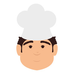 chef character isolated icon vector illustration design