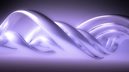 Beautiful purple seamless background with three-dimensional shap