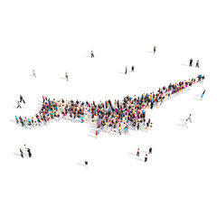 people group shape map Northern Cyprus