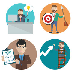 Business People activities concept