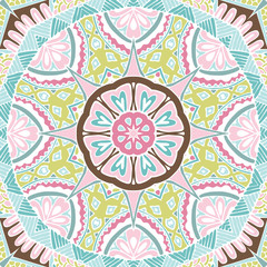 Abstract geometric colorful seamless pattern 