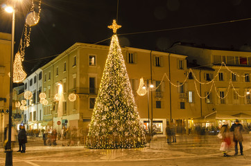 Christmas ornaments in Rimini