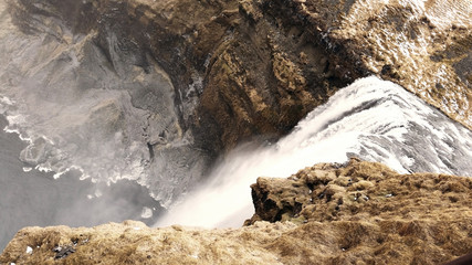 Naklejka premium iceland Waterfall