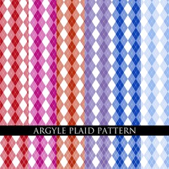 アーガイルチェック パターン