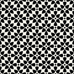 Abstract geometry black and white ornament deco art pattern