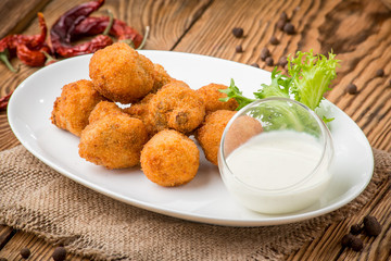 ealthy food, beautiful and tasty food on a plate