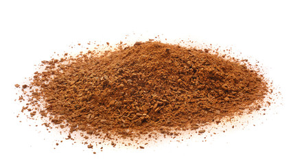 Heap of ground cinnamon, paths
