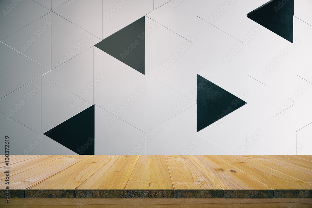 Poster triangle background