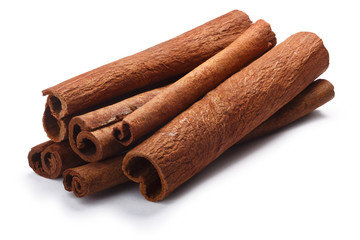 Pile of cinnamon sticks, paths
