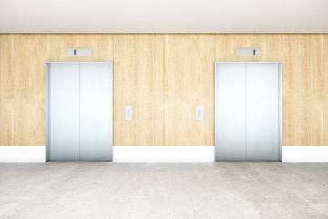 Interior with elevator