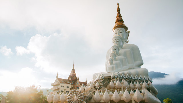 Phetchaboon, Thailand &ndash; October 2016 : Wat phra tat pa son kae