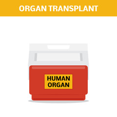 Organ transplantation concept