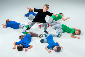 The kids dance school, ballet, hiphop, street, funky and modern dancers