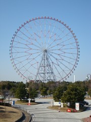 葛西臨海公園のダイヤと花の大観覧車