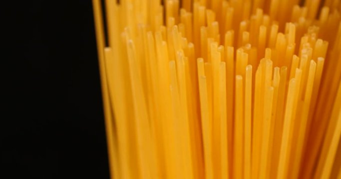 Close up of turning Spaghetti