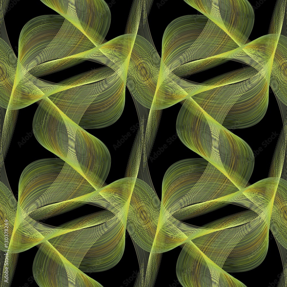 Poster lime seamless fractal pattern background