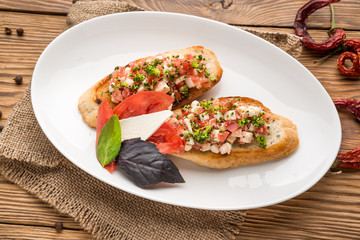 ealthy food, beautiful and tasty food on a plate