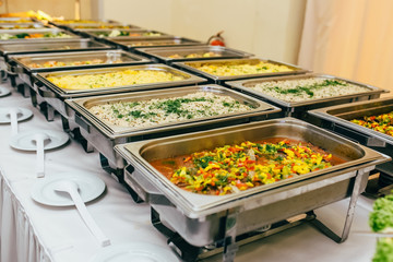 catering food wedding buffet
